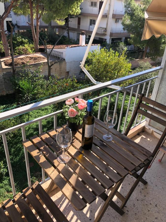 Sun Beach Apartment อานาวีซอส ภายนอก รูปภาพ